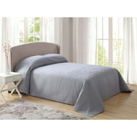 Francuska pločica prekrivena siva odvojena kreveta