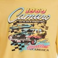 Chevrolet Muška Camaro grafička majica sa dugim rukavima, veličine s-3X