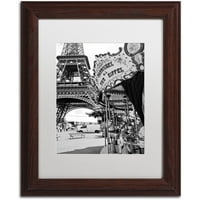 Zaštitni znak Likovna umjetnost Carrousel de la Tour Eiffel Umjetnost platna Philippe Hugonnard, bijeli