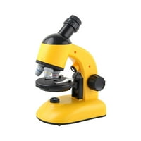 Mortilo dječji igračke za mikroskop obrazovne nauke HD biološki mikroskop žute igračke i hobiji poklon