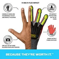 Ringers rukavice R-Fled Diarch Nitrile - Light caring udarna rukavica, puna fleksibilnost, xxx-vel