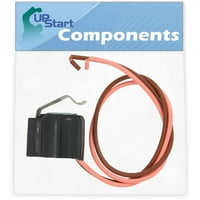 W Defert Termostat Zamjena za Whirlpool Ed5jhaxtl Hladnjak - Kompatibilan sa W Defrost Bimetal Thermostat - Upstart Components Brand