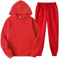 Odjeća za hlače za Žene Sportska trenerka jesen zima odijelo dugi rukavi pulover dukserice dukserice Red